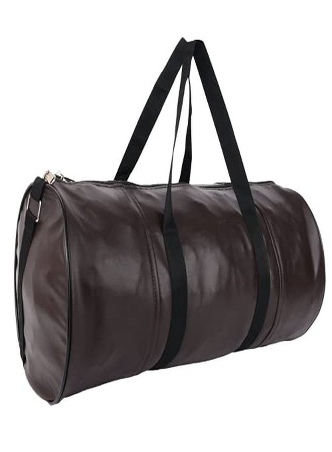 TRUE 2 F Gym Bag Shoulder Bag for Men Women Stylish Waterproof Brown - Image 2